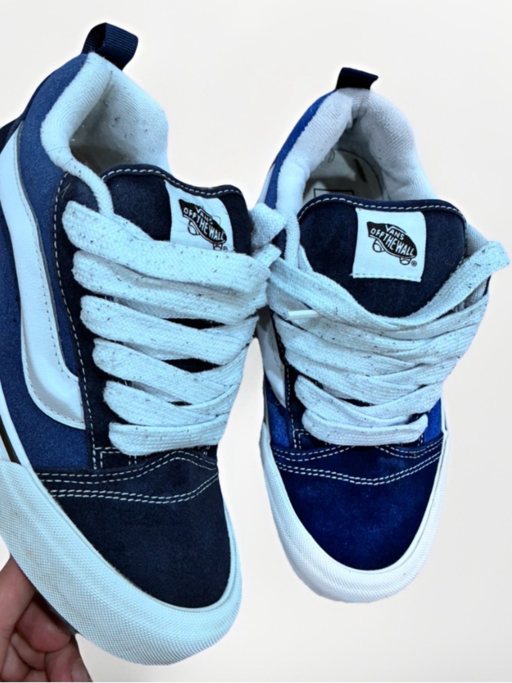 Vans KNU SKOOL Navy / True White Men 6 Women 7.5 Casual Skate Unisex Sneaker